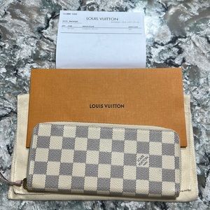 Louis Vuitton Damier Azur Clemence wallet